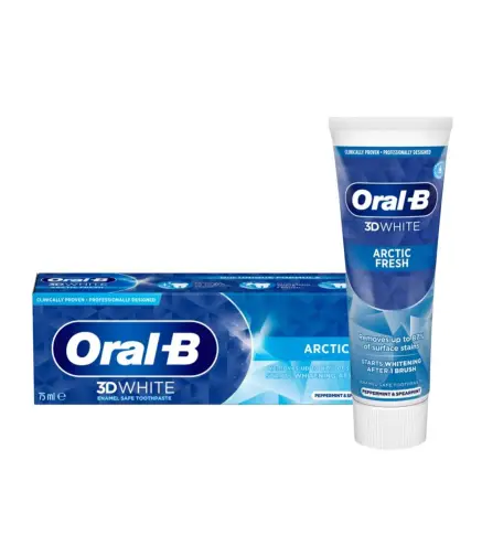 ORAL B 3D WHITE DENTIFRICO ARTIC FRESH 75ML
