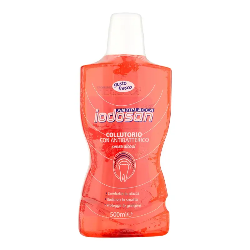 IODOSAN ANTIPLACA COLUTORIO ANTI-BACTERIANO SIN ALCOHOL 500ML IODOSAN ANTIPLACA COLUTORIO ANTI-BACTERIANO SIN ALCOHOL 500ML