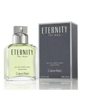 CALVIN KLEIN ETERNITY EAU DE TOILETTE FOR MEN 100ML VAPORIZADOR