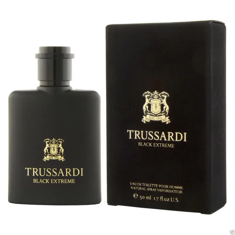 TRUSSARDI BLACK EXTREME EAU DE TOILETTE 50ML
