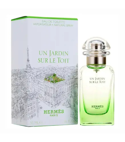 HERMES PARIS UN JARDIN SUR LE TOIT EAU DE TOILETTE 50ML VAPORIZADOR
