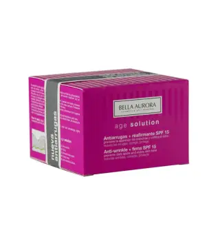 BELLA AURORA AGE SOLUTION ANTI-ARRUGAS+REAFIRMANTE SPF15 50ML