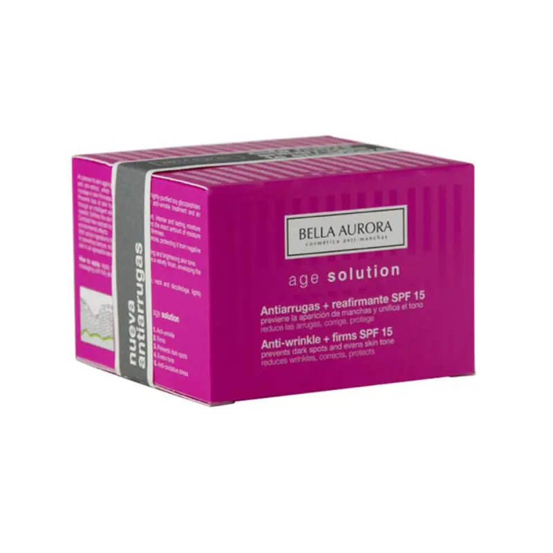 BELLA AURORA AGE SOLUTION ANTI-ARRUGAS+REAFIRMANTE SPF15 50ML BELLA AURORA AGE SOLUTION ANTI-ARRUGAS+REAFIRMANTE SPF15 50ML