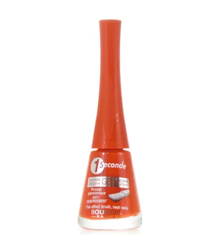 BOURJOIS 1 SECONDE TEXTURE GEL NAIL LACQUER 58 DIABOL'ORANGE (BLISTER)