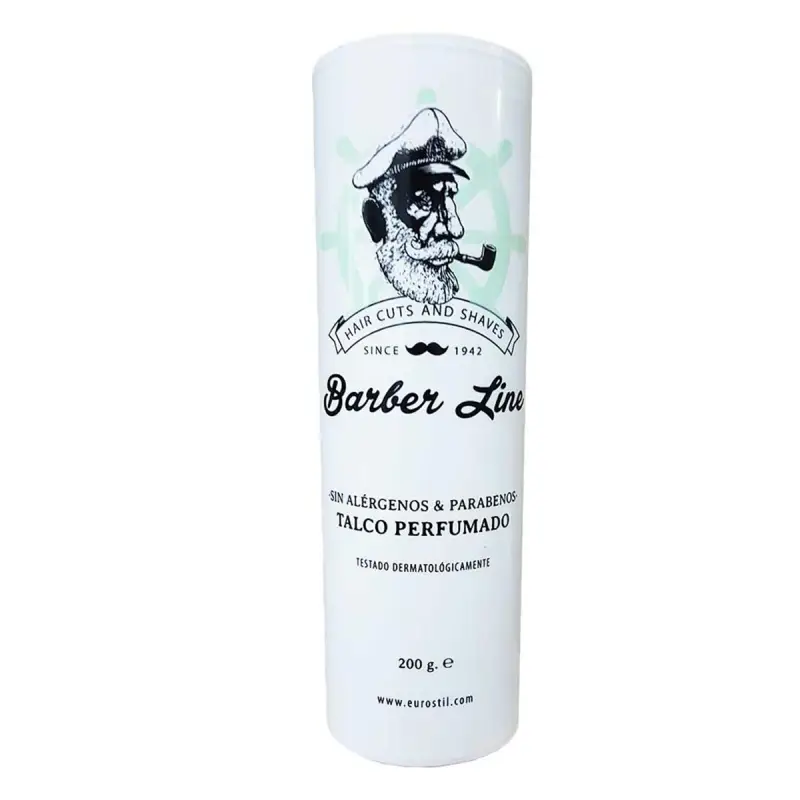 EUROSTIL BARBER LINE TALCO PERFUMADO 200GR