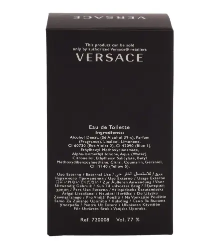 VERSACE POUR HOMME EAU DE TOILETTE 100ML VAPORIZADOR