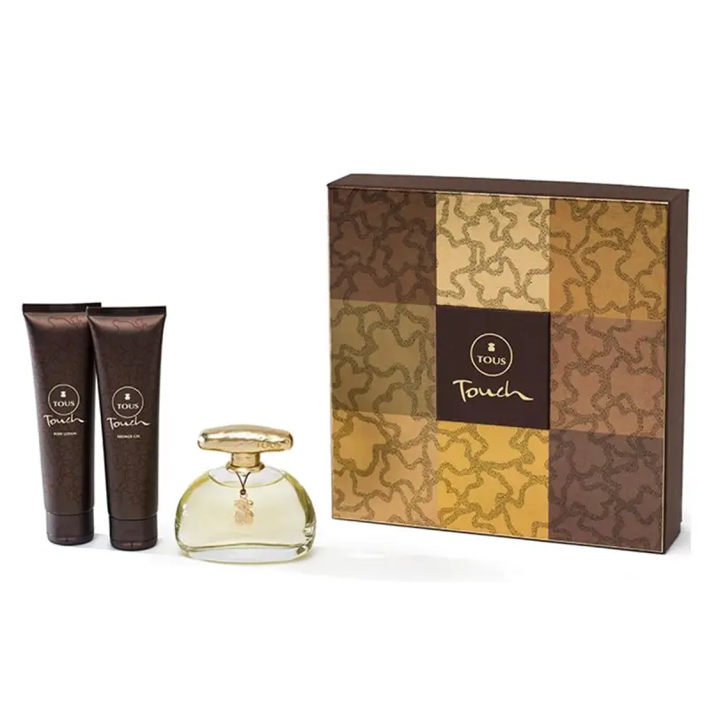 TOUS TOUCH EAU DE TOILETTE 100ML VAPORIZADOR + LECHE CORPORAL 100ML + GEL DE BAÑO 100ML TOUS TOUCH EAU DE TOILETTE 100ML VAPORIZADOR + LECHE CORPORAL 100ML + GEL DE BAÑO 100ML