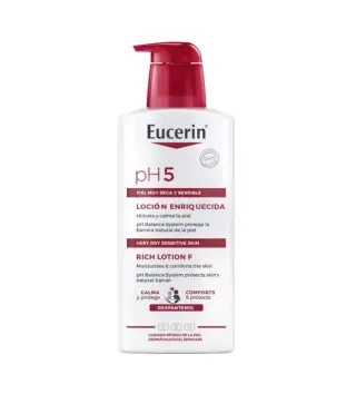 EUCERIN PF5 LOCION ENRIQUECIDA PIEL MUY SECA Y SENSIBLE 400ML