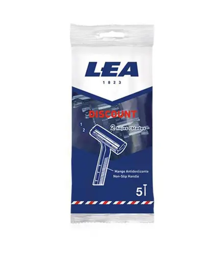 LEA DISCOUNT CUCHILLAS DESECHABLES 2 HOJAS 5UN
