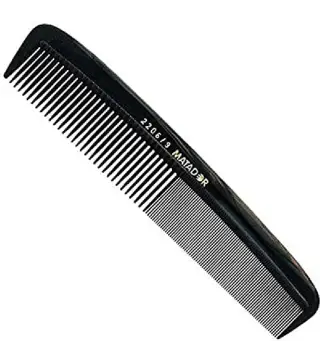 EUROSTIL BATIDOR PEINE NEGRO NEGRO 13 CM 1UN