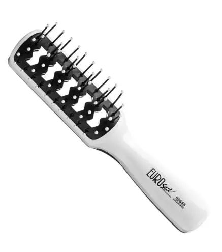 EUROSTIL ESQUELETO BICOLOR CEPILLO ANTI-ESTATICO PEQUEÑO 1UN