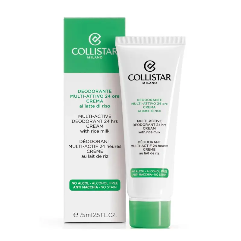COLLISTAR MULTI-ACTIVE DESODORANTE CREMA SIN ALCOHOL RICE MILK 75ML