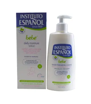 INSTITUTO ESPAÑOL BEBE LOCION CORPORAL HIDRATANTE RECIEN NACIDO PIEL SENSIBLE SIN ALERGENOS 300ML