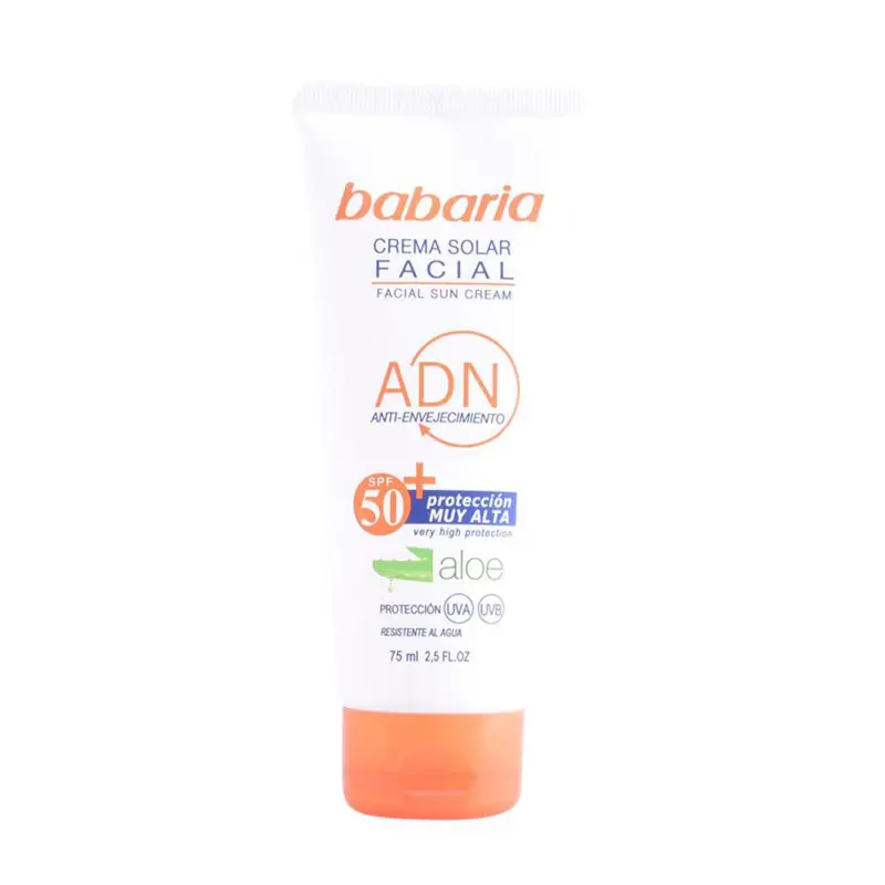 BABARIA ALOE VERA CREMA SOLAR FACIAL SPF50+ 75ML BABARIA ALOE VERA CREMA SOLAR FACIAL SPF50+ 75ML
