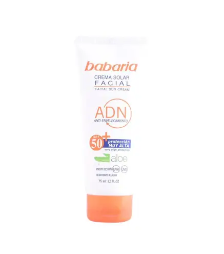 BABARIA ALOE VERA CREMA SOLAR FACIAL SPF50+ 75ML