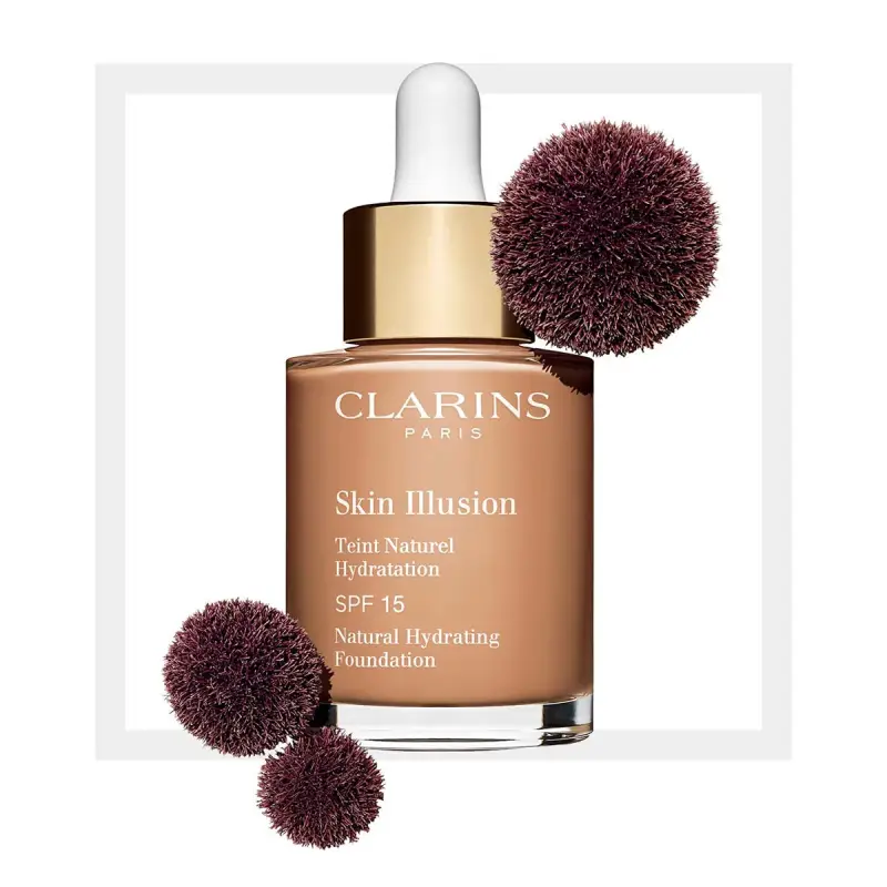 CLARINS SKIN ILLUSION BASE SPF15 112C AMBER 30ML