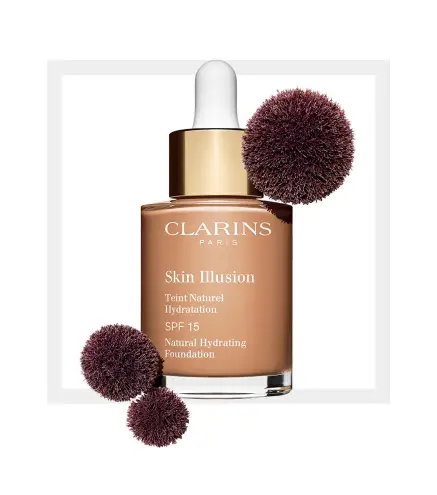 CLARINS SKIN ILLUSION BASE SPF15 112C AMBER 30ML