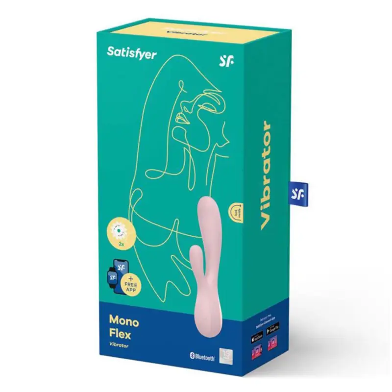 SATISFYER MONO FLEX VIBRADOR CON CON APP Y BLUETOOTH 1UN