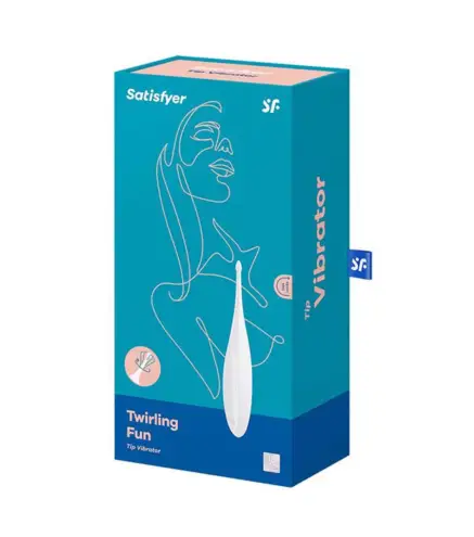 SATISFYER TWIRLING FUN VIBRADOR BLANCO 1UN