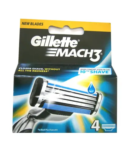 GILLETTE MACH3 RECAMBIO 4UD.