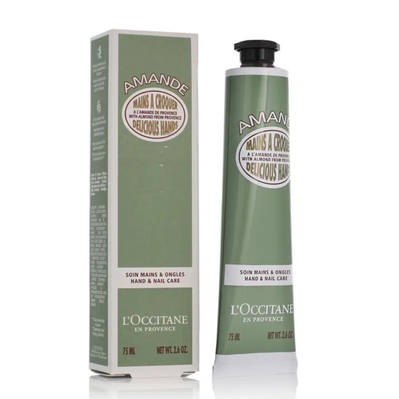 LOCCITANE AMANDE HAND & NAIL CARE WITH ALMOND FROM PROVENCE 75ML