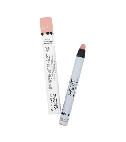 BEAUTY MADE EASY MOISTURISING BARRA DE LABIOS GLOSSY NUDE CORAL 6GR