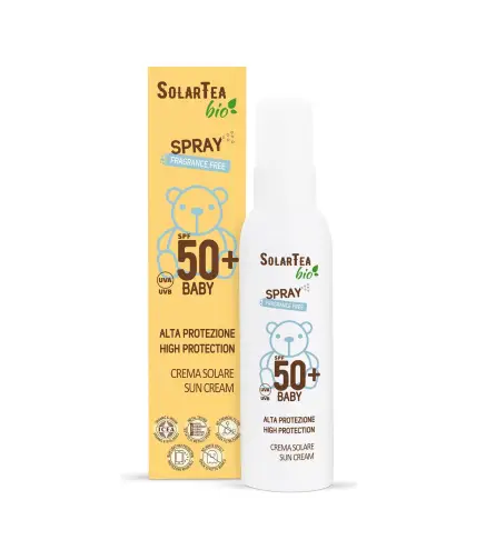 BEMA SOLARTEA BIO CREMA SOLAR BEBE SPRAY SIN FRAGANCIA 100UN VAPORIZADOR