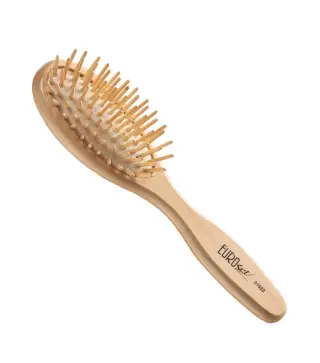 EUROSTIL FUELLE MANGO MADERA OVALADO CEPILLO PEQUEÑO 1UN