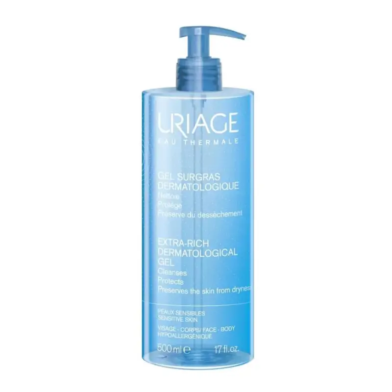 URIAGE EAU THERMALE EXTRA-RICH GEL PIELES SENSIBLES 500ML