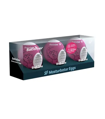 SATISFYER BUBBLE HUEVOS MASTURBADORES 3 1UN