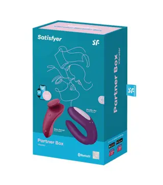 SATISFYER PARTNER BOX 1 PACK DE VIBRADORES 2 1UN