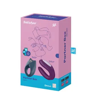 SATISFYER PARTNER BOX 2 PACK DE VIBRADORES 2 1UN