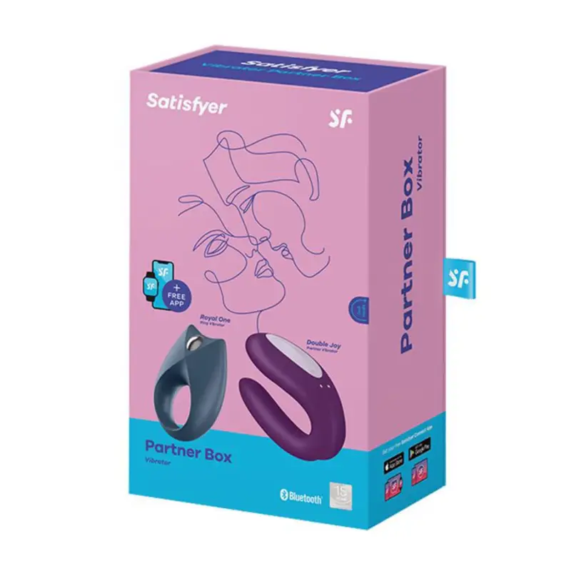 SATISFYER PARTNER BOX 2 PACK DE VIBRADORES 2 1UN