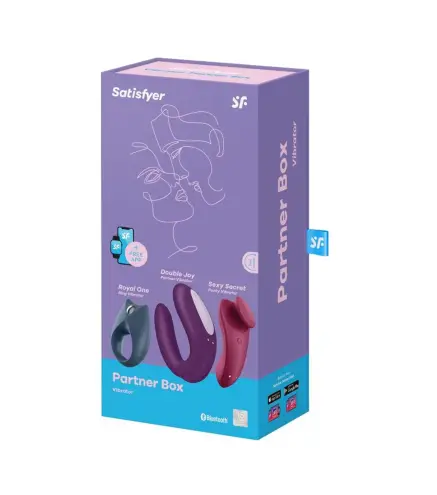 SATISFYER PARTNER BOX 3 SET VIBRADOR 1UN