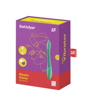 SATISFYER ELASTIC GAME VIBRADOR VERDE 1UN