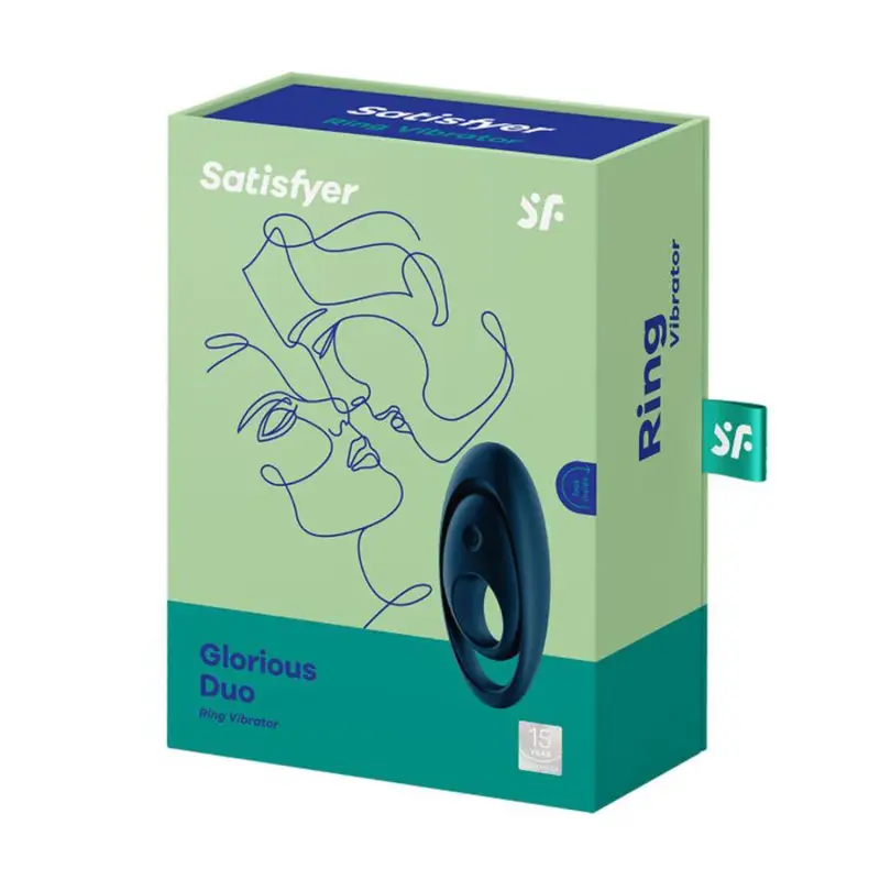 SATISFYER GLORIOUS ANILLO VIBRADOR AZUL 1UN