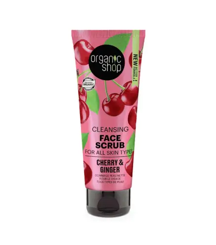 ORGANIC SHOP CLEANSING EXFOLIANTE FACIAL CEREZAS 75ML