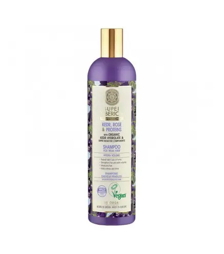NATURA SIBERICA PINO ROSA Y PROTEINAS CHAMPU PROFESIONAL CABELLO DEBIL 400ML