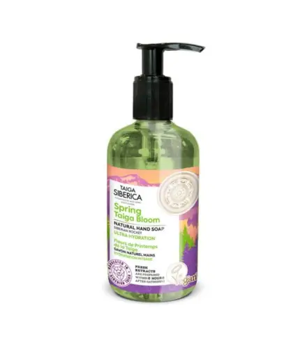 NATURA SIBERICA SPRING TAIGA BLOOM JABON DE MANOS NATURAL 300ML