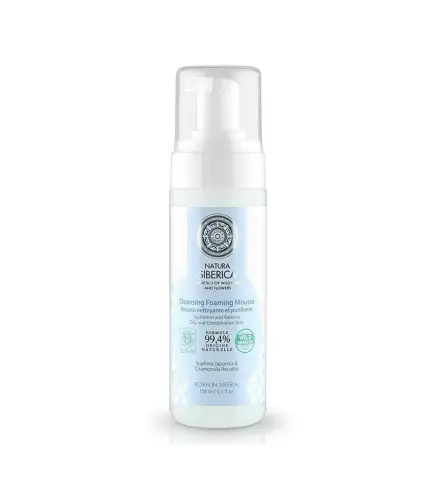 NATURA SIBERICA HIDRATACION Y EQUILIBRIO MOUSE LIMPIADOR PIEL GRASA 170ML