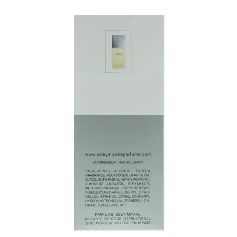 ISSEY MIYAKE L'EAU D'ISSEY POUR HOMME EAU&CEDRE EAU DE TOILETTE INTENSE 100ML VAPORIZADOR ISSEY MIYAKE L'EAU D'ISSEY POUR HOMME EAU&CEDRE EAU DE TOILETTE INTENSE 100ML VAPORIZADOR