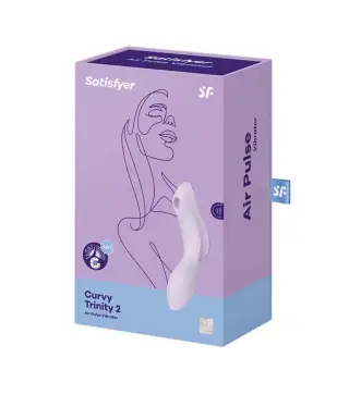 SATISFYER CURVY TRINITY 2 VIBRADOR DE AIRE VIOLETA 1UN
