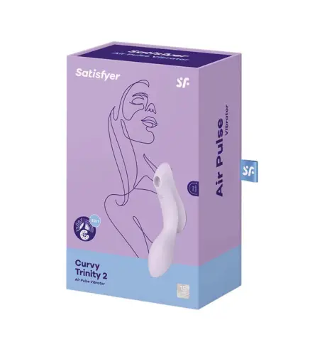 SATISFYER CURVY TRINITY 2 VIBRADOR DE AIRE VIOLETA 1UN