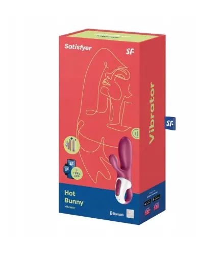 SATISFYER HOT BUNNY VIBRADOR CON APP 1UN