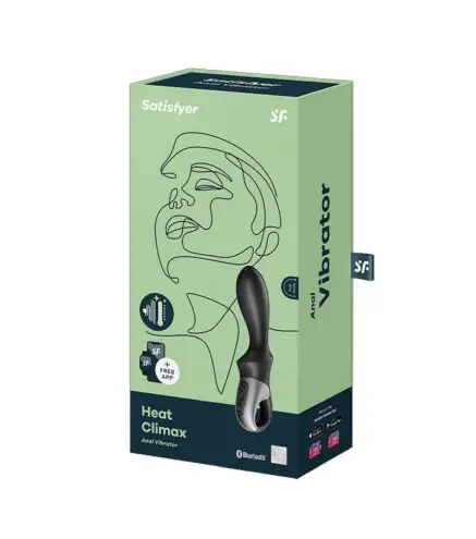 SATISFYER HEAT CLIMAX VIBRADOR ANAL CON APP 1UN