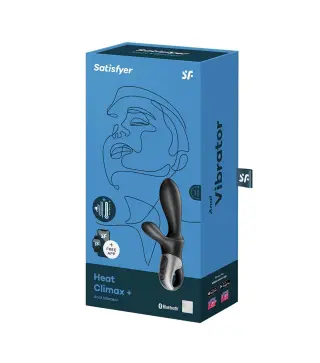 SATISFYER HEAT CLIMAX VIBRADOR ANAL CON APP 1UN