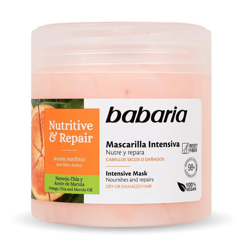 BABARIA NUTRITIVE&REPAIR MASCARILLA INTENSIVA CABELLO SECO 400ML BABARIA NUTRITIVE&REPAIR MASCARILLA INTENSIVA CABELLO SECO 400ML