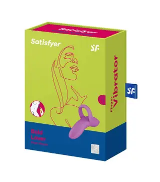 SATISFYER BOLD LOVER DEDO VIBRADOR ROSA OSCURO 1UN