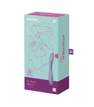 SATISFYER G-SPOT FLEX 2 MULTI-VIBRADOR VIOLETA OSCURO 1UN