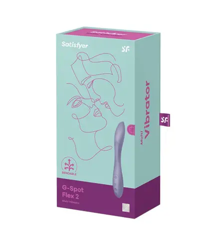 SATISFYER G-SPOT FLEX 2 MULTI-VIBRADOR VIOLETA OSCURO 1UN